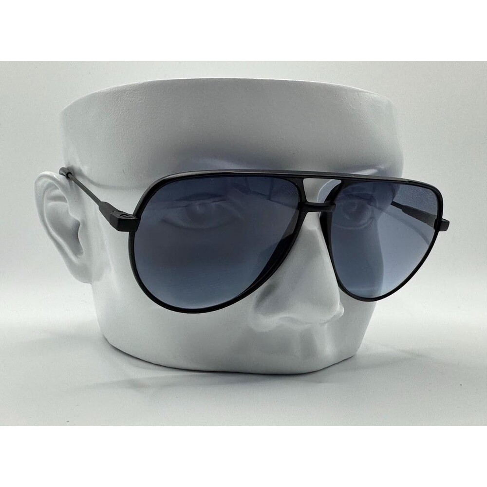 NEW Vintage Oversize Sunglasses | Black Plastic Pilot Style | Fade Lens  | #740